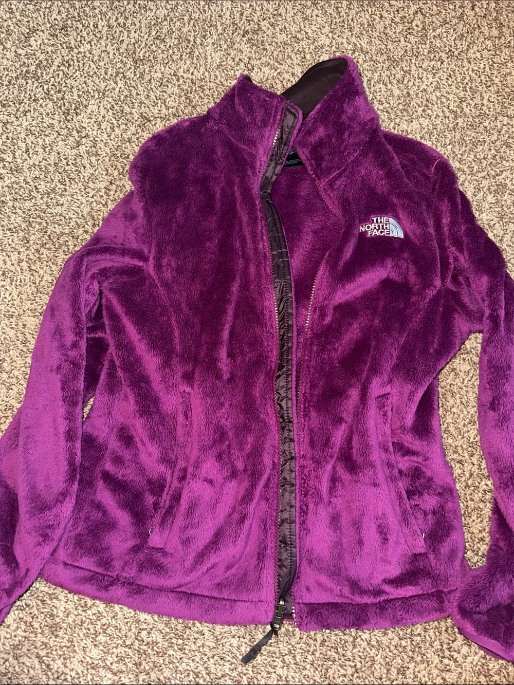 The North Face Deep Purple Plush Fleece Jacket